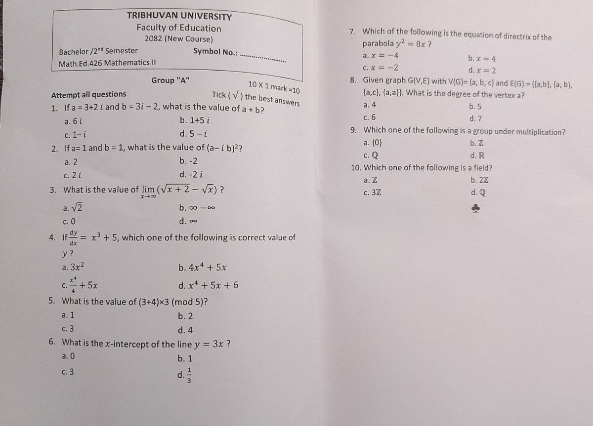 Math-MCQ